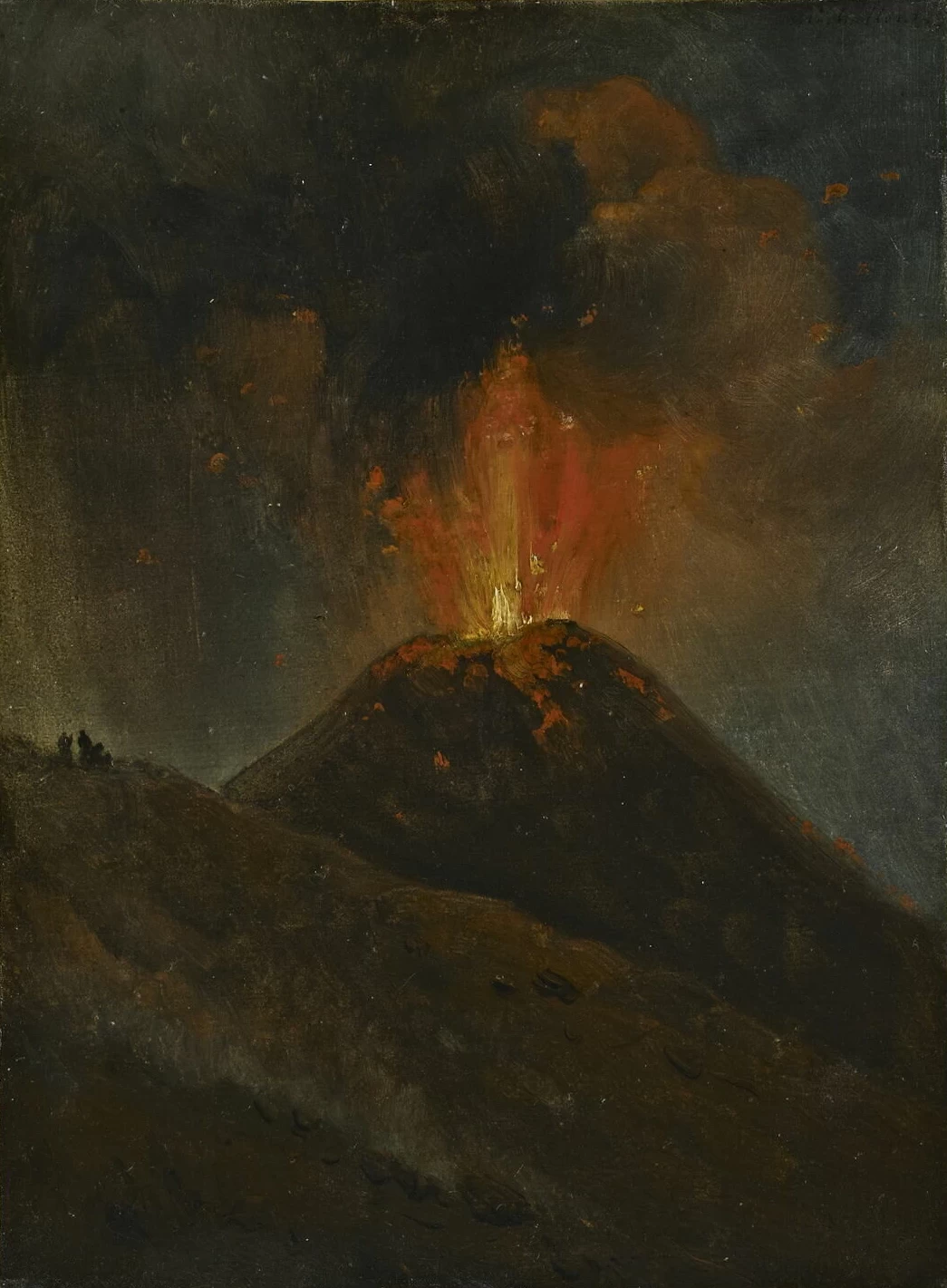 Eruzione notturna del Vesuvio - Louvre Collections